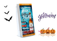 Frank Getränke Flyer Halloween (DIN Lang Falzflyer 6...