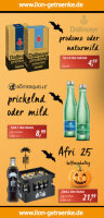 Frank Getränke Flyer Halloween (DIN Lang Falzflyer 6 Seiten)