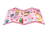 Frank Getränke Flyer Valentinstag ( DIN Lang Falzflyer Hochformat)