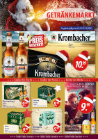 Thomas Getränke Flyer Weihnachten ( A4 Hochformat / 4 Seiten )