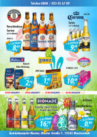 Karl Getränke-Flyer-OSTERN ( A4 Hochformat / 4 Seiten)