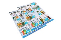 Karl Getränke-Flyer WINTER  (A4 Hochformat  / 4 Seiten)