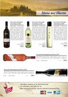 Burg Wein Katalog ( A4 Hochformat 8 Seiten)