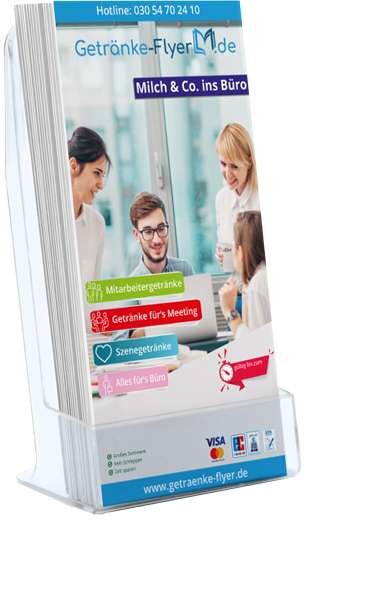 Milch-Flyer (DIN Lang Falzflyer / 6 Seiten)