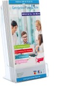 Milch-Flyer (DIN Lang Falzflyer / 6 Seiten)