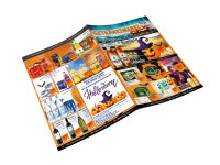 Thomas Getränke Flyer Halloween ( A4 Hochformat / 4 Seiten )