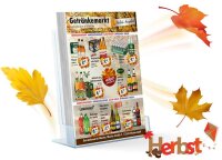 Karl Getränke-Flyer HERBST ( A4 Hochformat / 4 Seiten)
