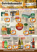 Karl Getränke-Flyer HERBST ( A4 Hochformat / 4 Seiten)