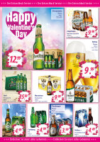 Karl Getränke-Flyer Valentinstag ( A4 Hochformat / 4 Seiten )