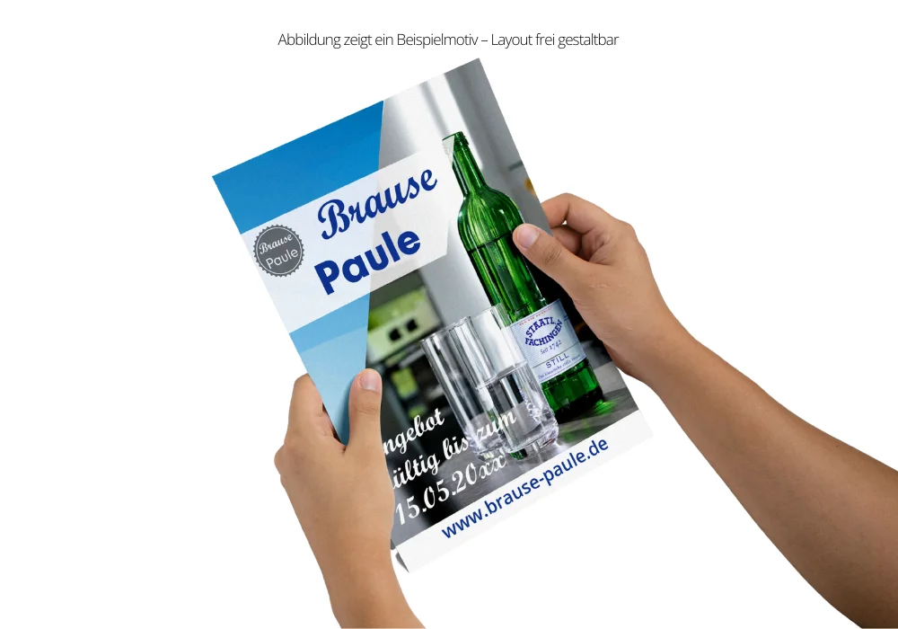 Stefan Getränke-Flyer A5 Falzflyer 8 Seiten