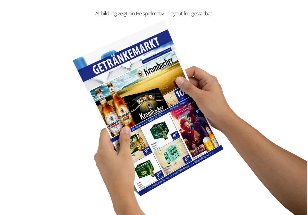 Thomas Getränke-Flyer A5 Hochformat 4 Seiten