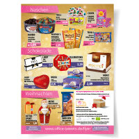 Sweets-Flyer Weihnachten ( A4 Hochformat / 4 Seiten )