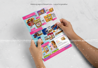 Sweets-Flyer Weihnachten ( A4 Hochformat / 4 Seiten )