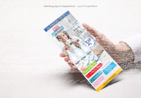 Büro-Flyer  (DIN Lang Falzflyer / 6 Seiten)