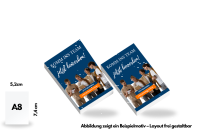 Flyer, DIN A8, beidseitig bedruckt
 (5,2 x 7,4 cm)