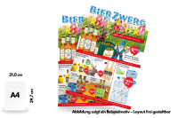 Flyer, DIN A4, beidseitig bedruckt
 (21,0  x 29,7 cm)