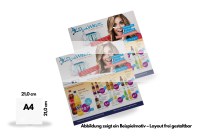 A4-Quadrat (21,0 x 21,0 cm)