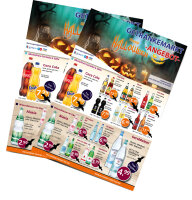 Manuel Getränke Flyer Halloween (A5 Hochformat / 2...