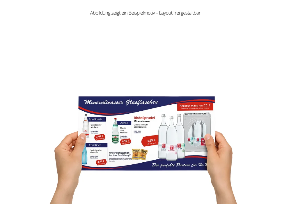 Jörg Getränke Flyer DIN Lang Querformat 6 Seiten