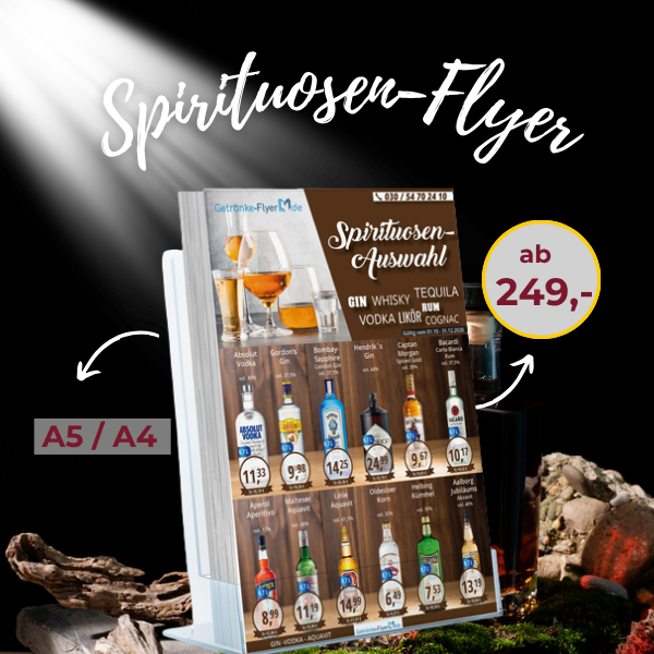 Spirituosen-Flyer