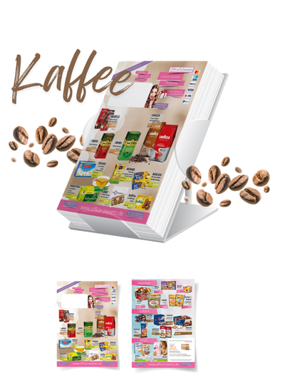 Kaffee-Flyer A4 Format