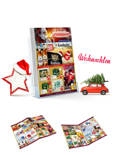 Weihnachts-Flyer A3 Format